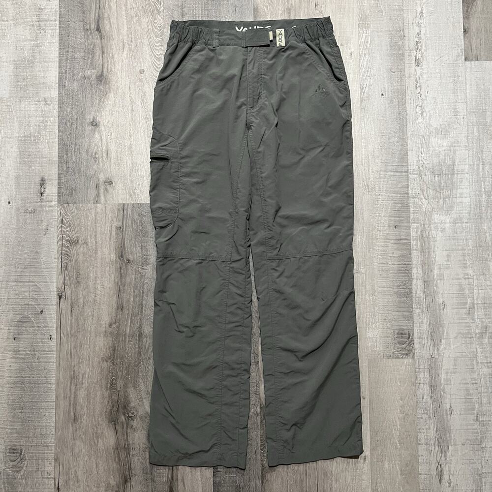 Vaude Womens Lightweight Grey Stretch Outdoor Pants Hike Camp Trek Sz XL